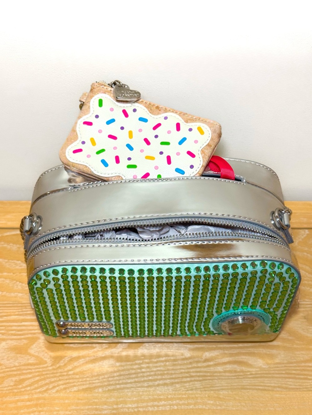 Betsey Johnson Get Toasted Toaster Bag + Pop-Tart Coin Purse 💖 - Picture 7 of 8